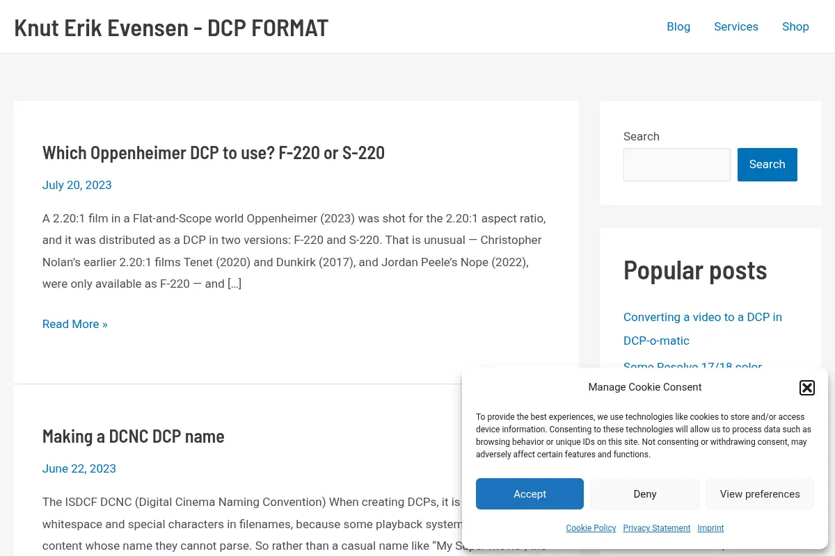 Knut Erik Evensen - DCP Conversions