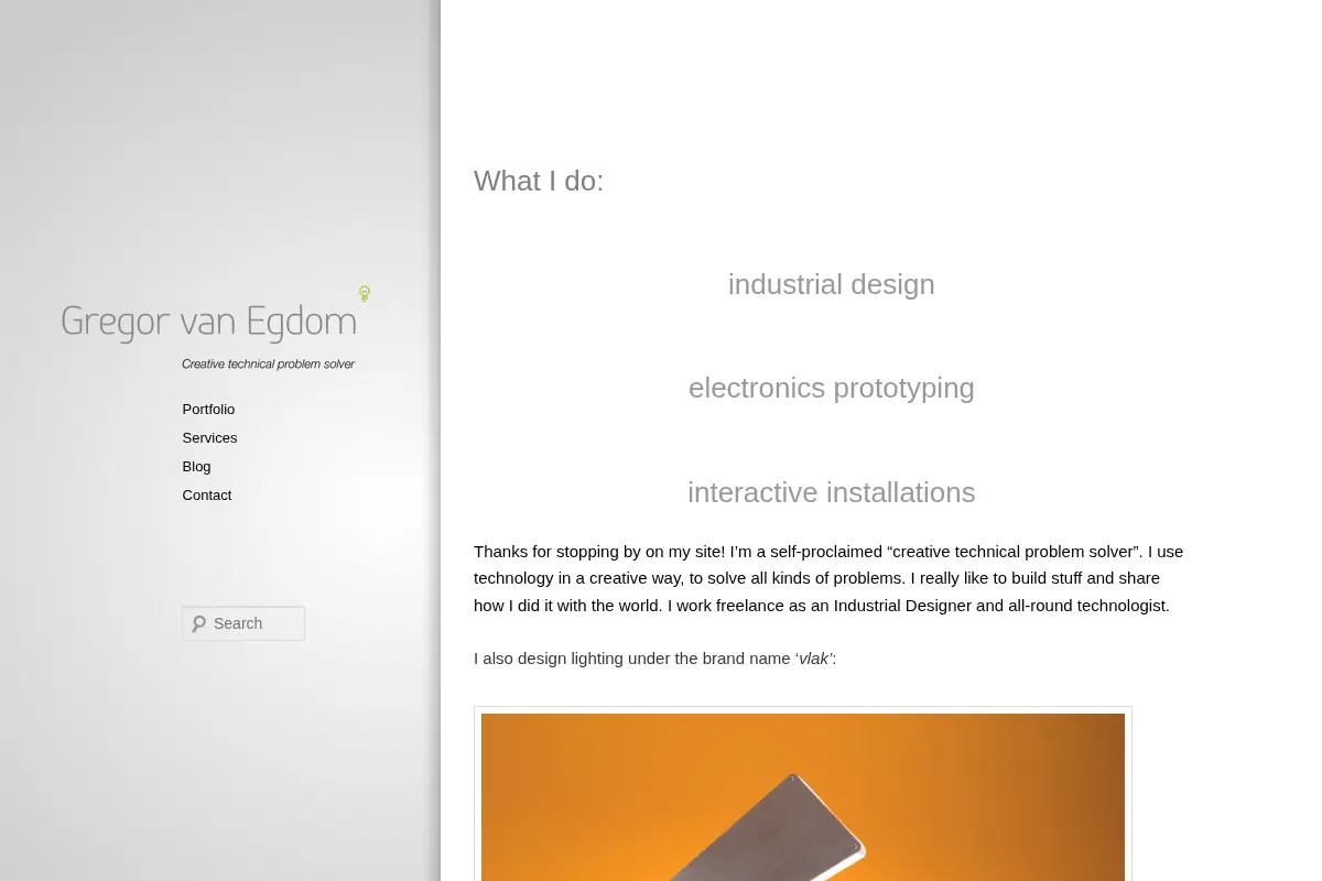 Gregor van Egdom | Creative technical problem solver