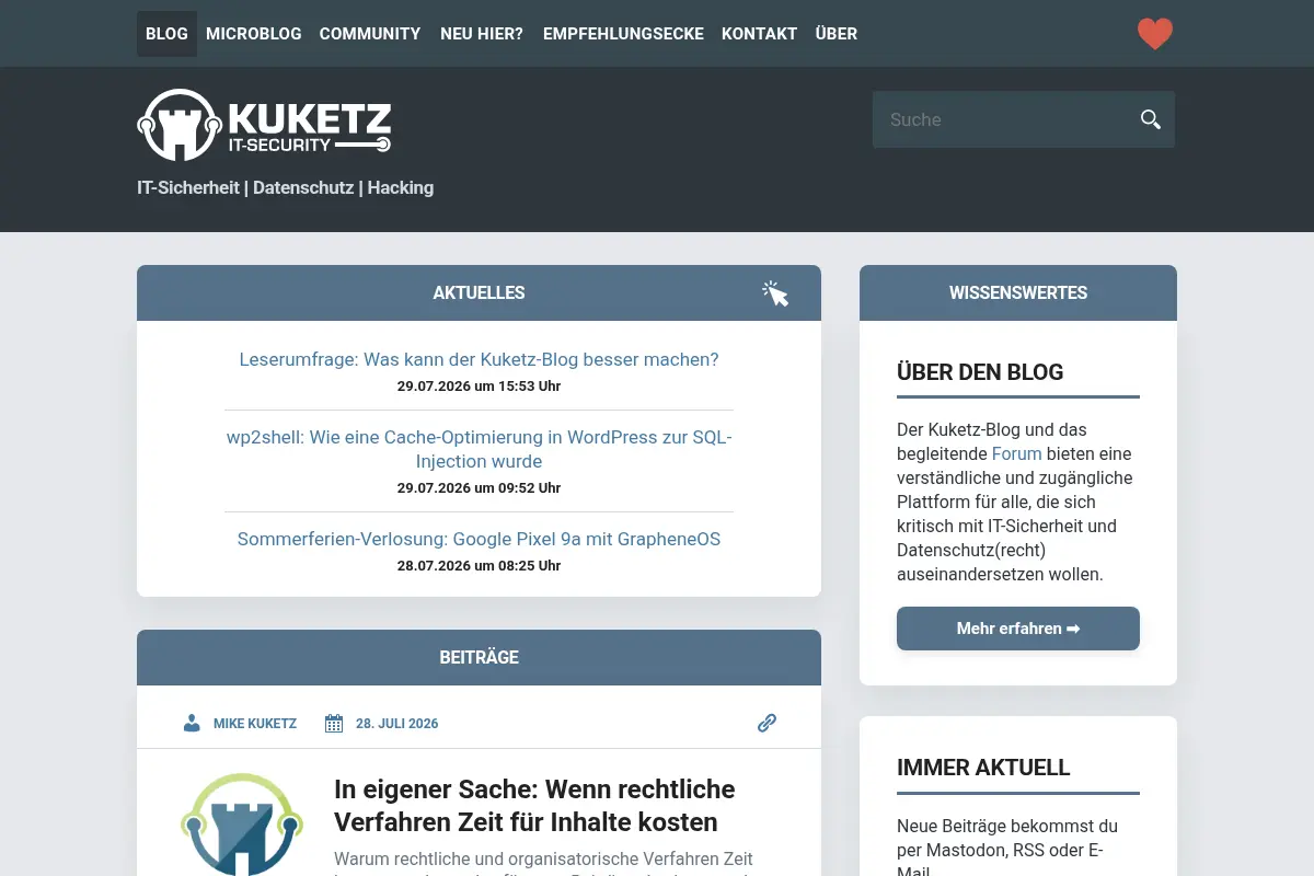 Kuketz IT-Security Blog
