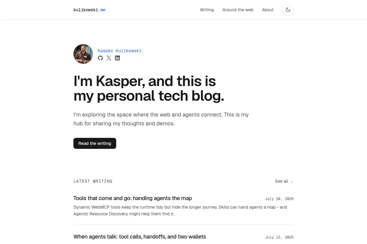 Kasper Kulikowski's Blog