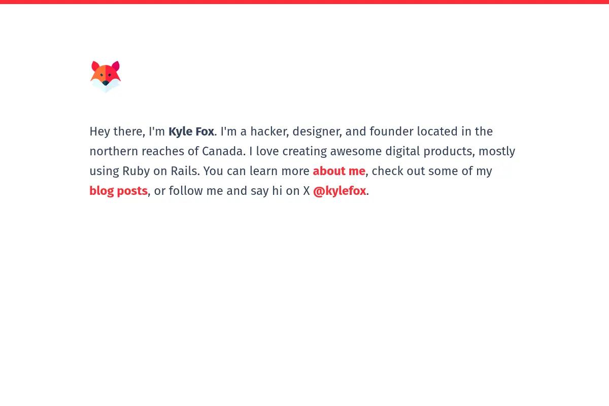 Kyle Fox — Designer, Developer, Founder