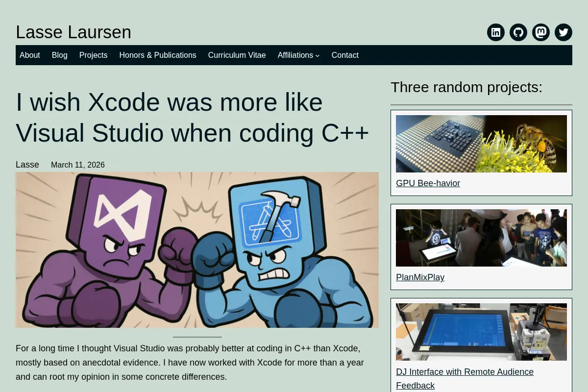 Lasse Laursen – Portfolio and Development Blog