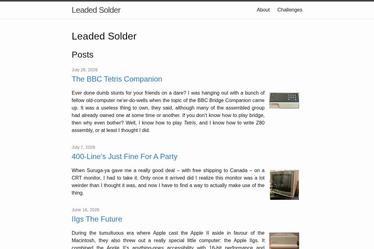 Leaded Solder
