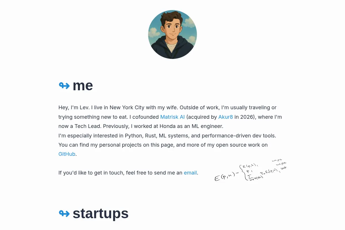 Lev's Blog