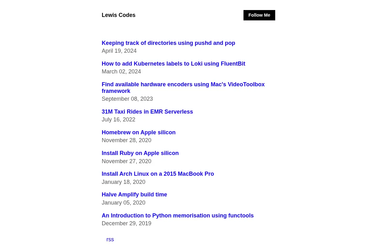Lewis Codes