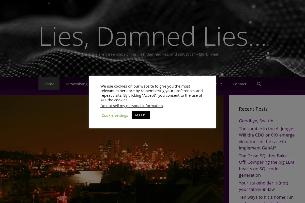 Lies, Damned Lies...