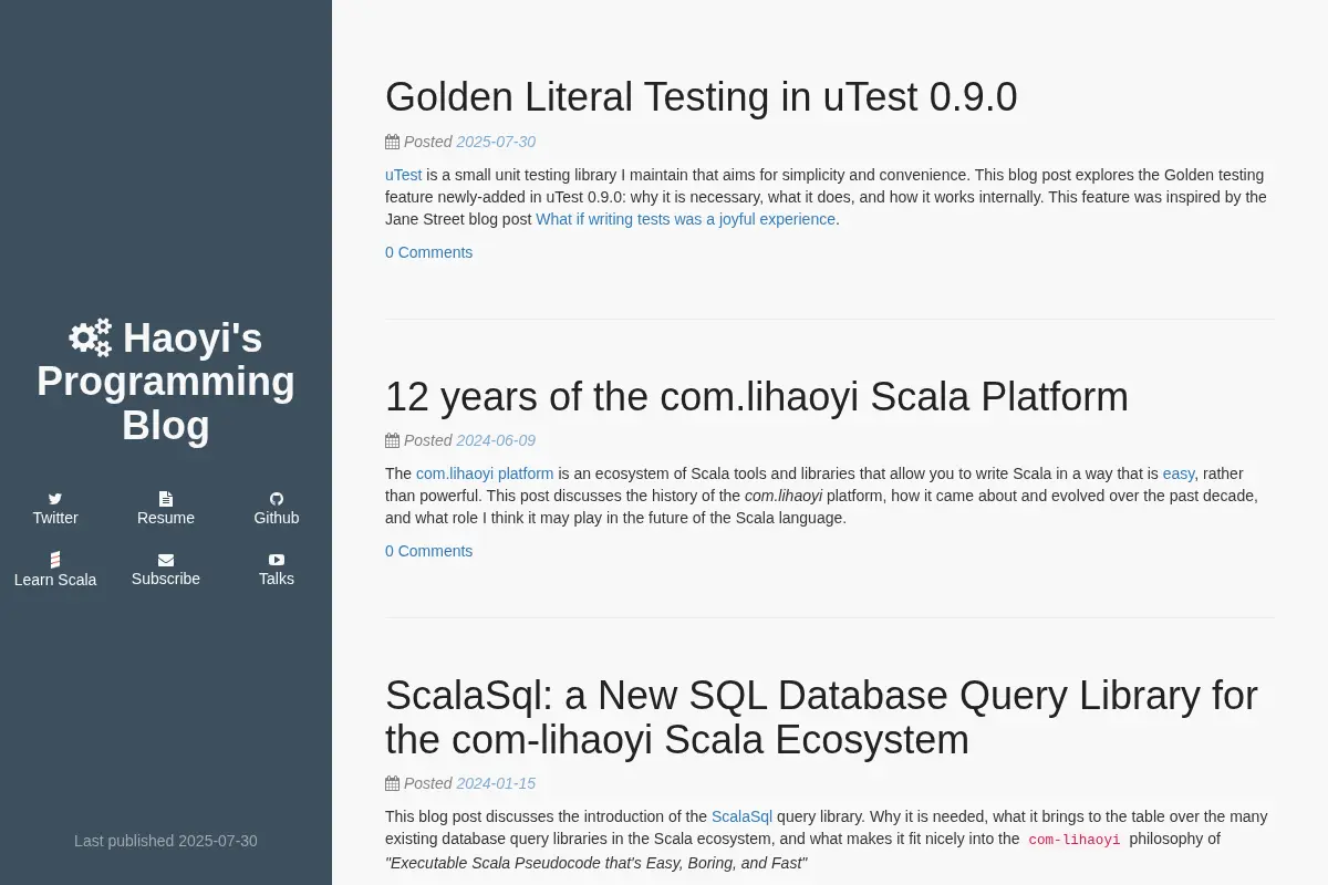 Haoyi's Programming Blog