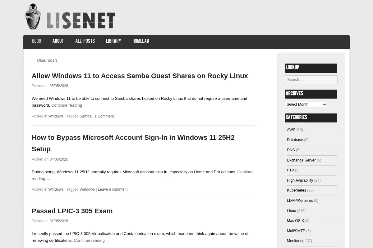 Lisenet.com