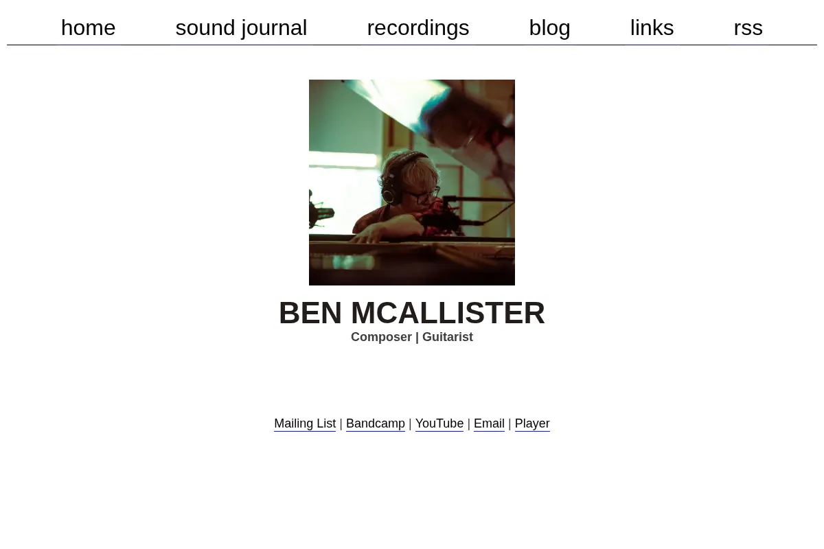 Listen Faster - Music by Ben McAllister