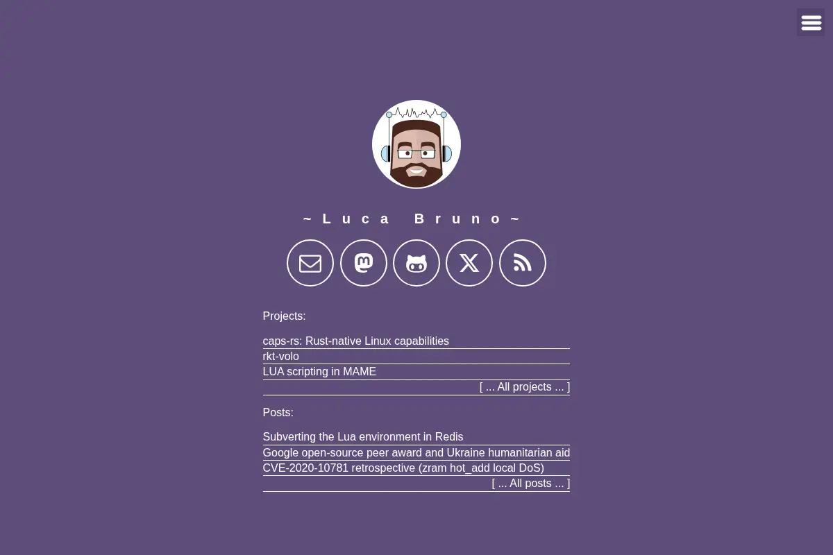 Luca Bruno's Homepage