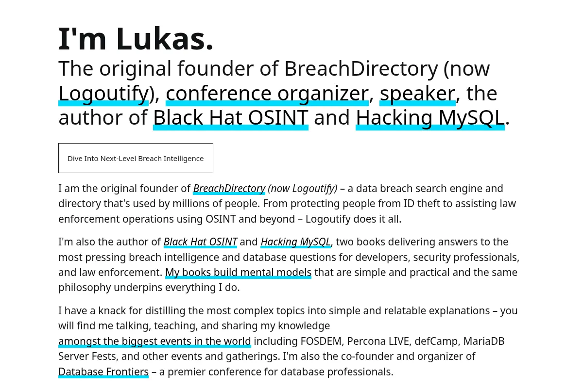 Lukas Vileikis - Personal Website