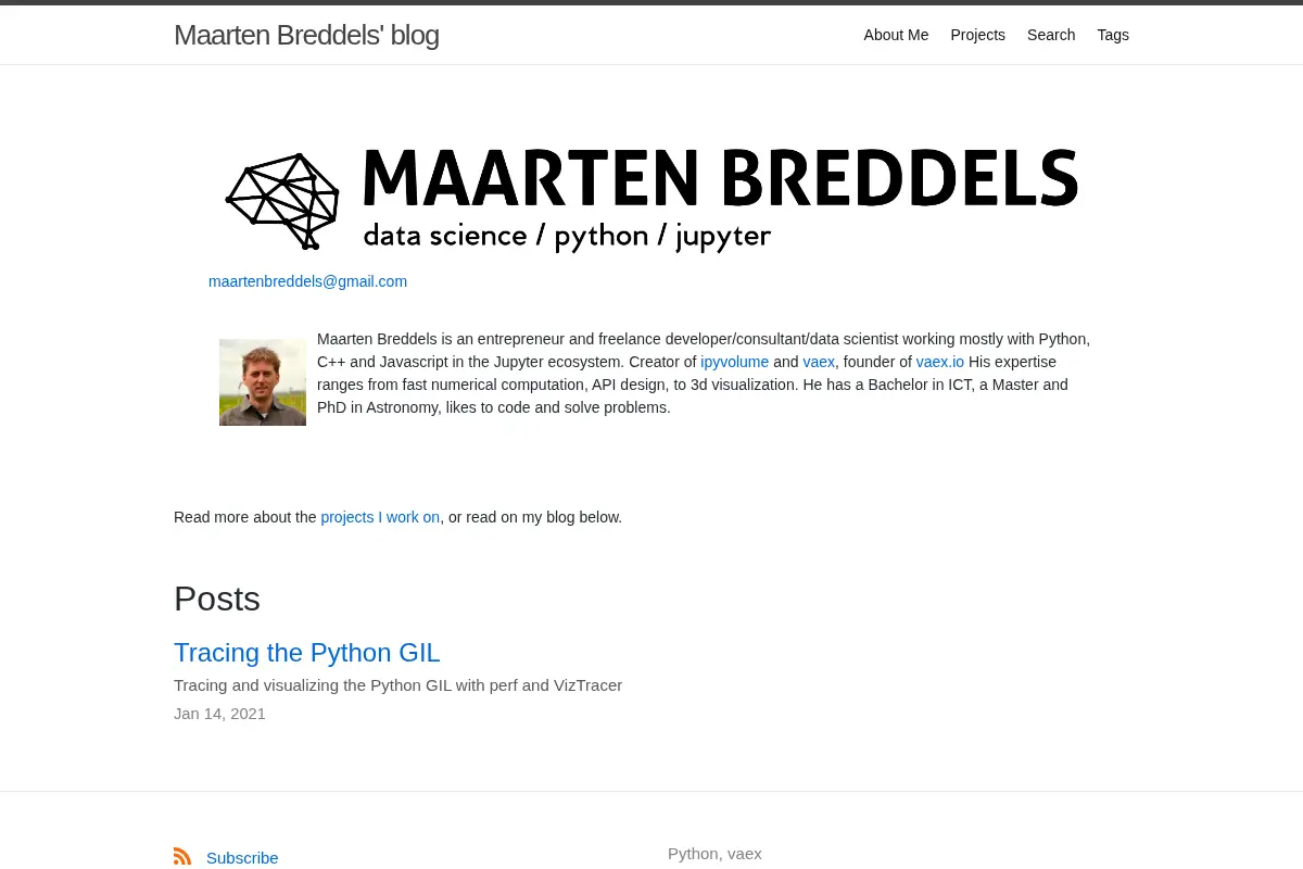 Maarten Breddels’ blog