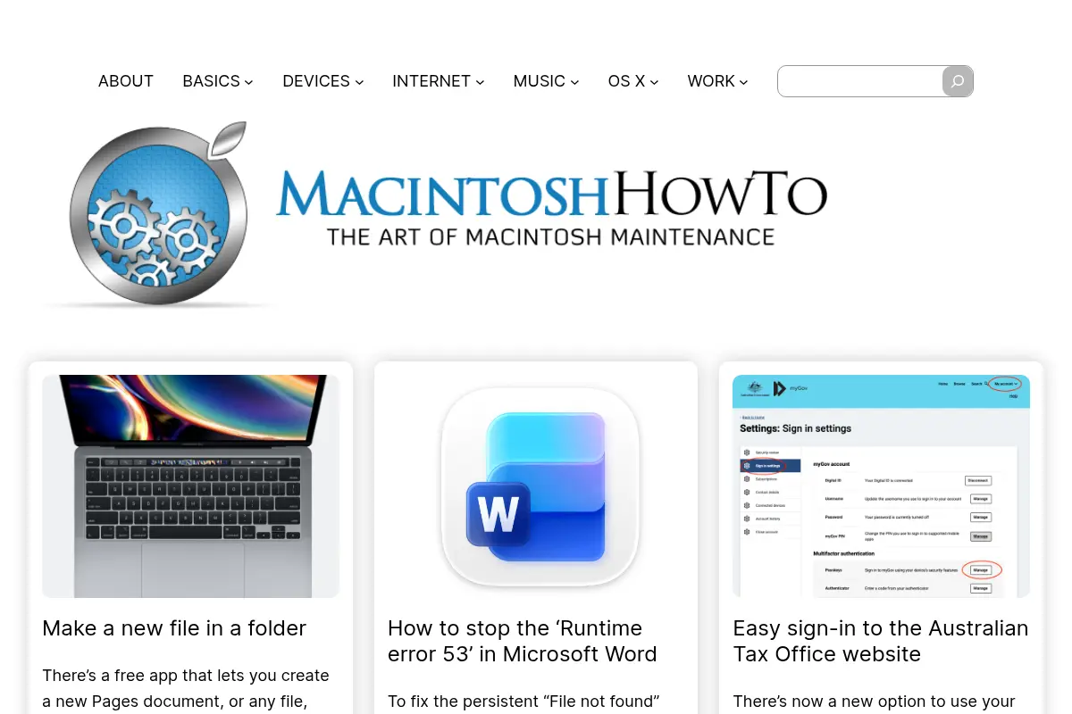 Macintosh How To