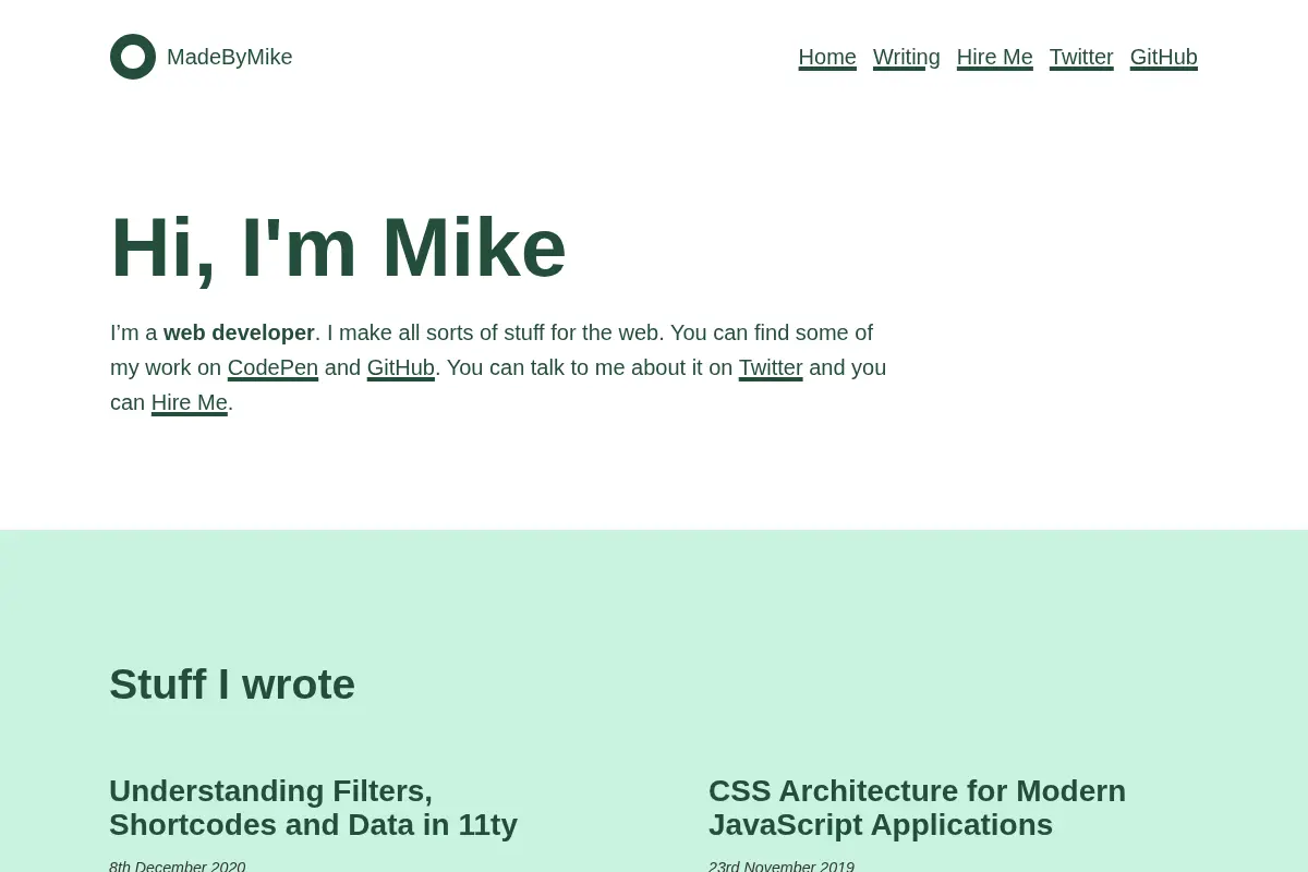 Hi, I'm Mike - MadeByMike