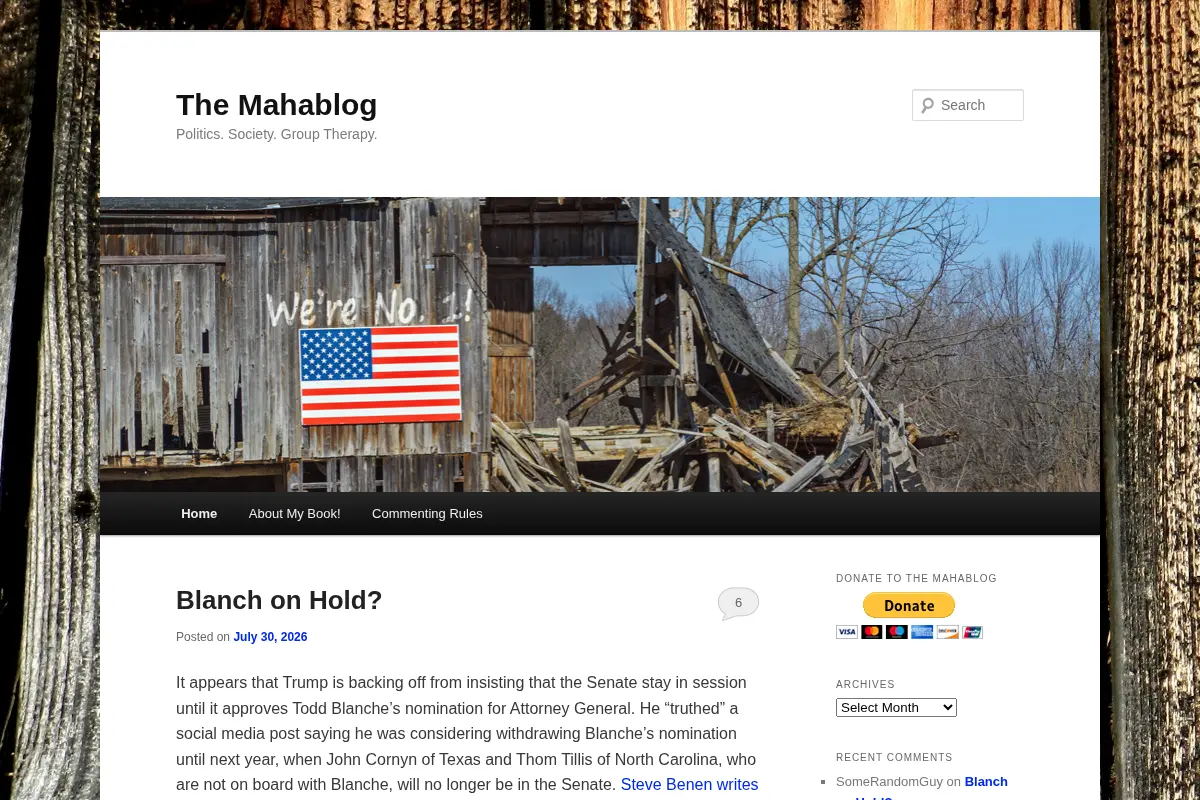 The Mahablog