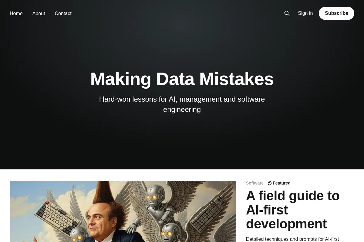 Making Data Mistakes