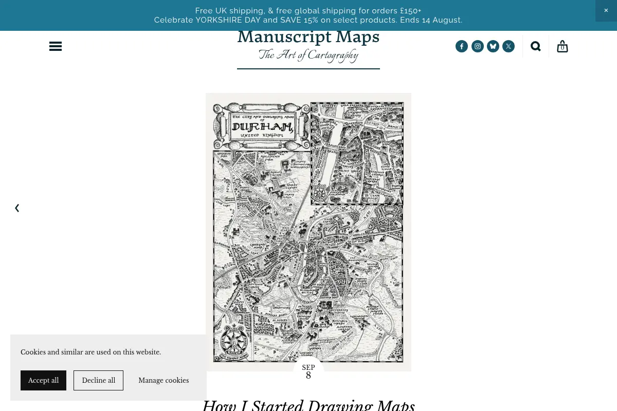 Manuscript Maps — How I Started Drawing Maps