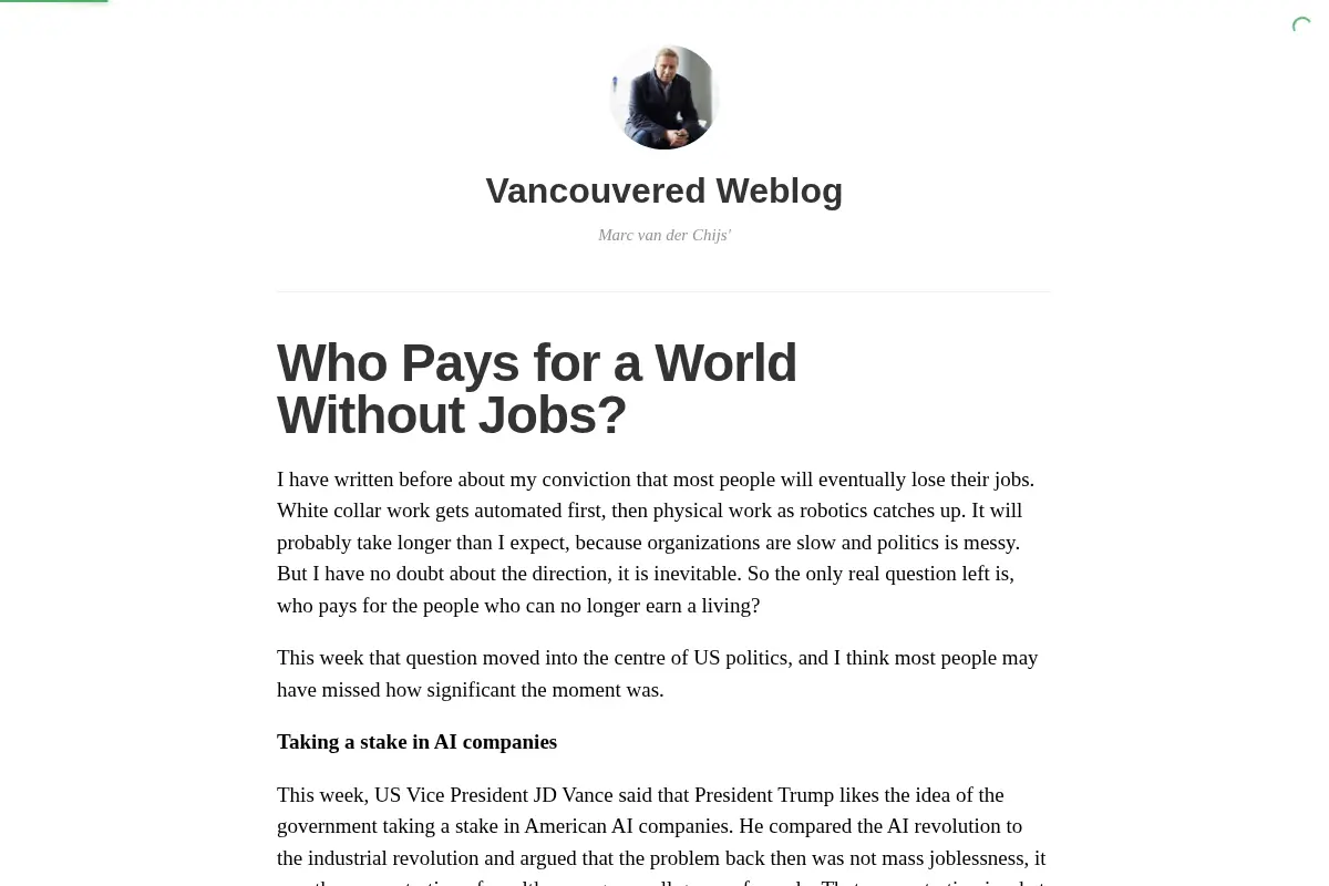 Marc van der Chijs' Shanghaied Weblog