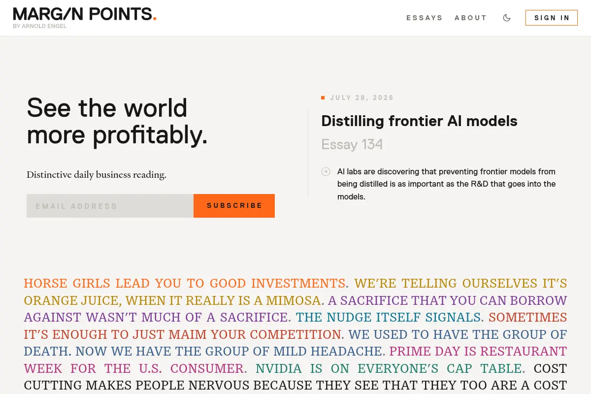 Margin Points - Arnold Engel