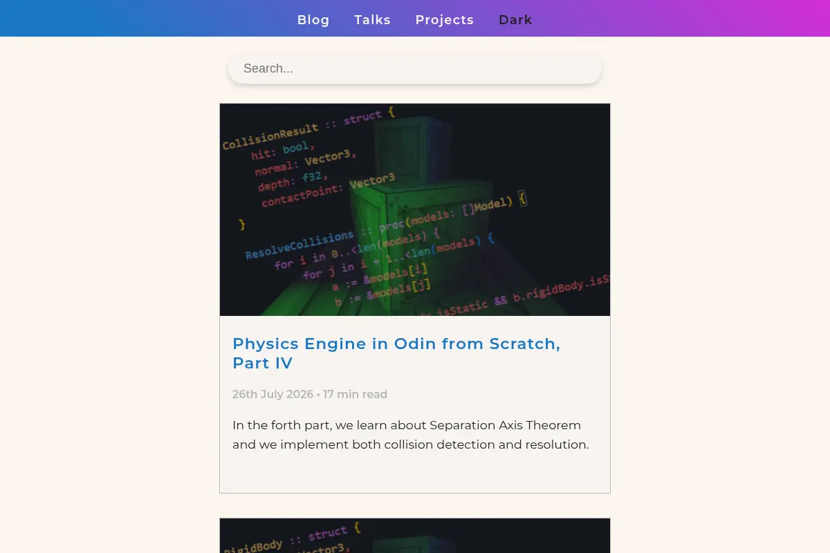 Marian Pekár's Blog