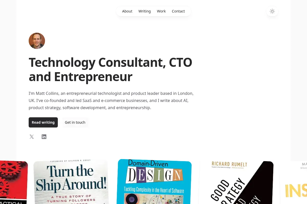 Matt Collins - Technologist, CTO and Entrepreneur