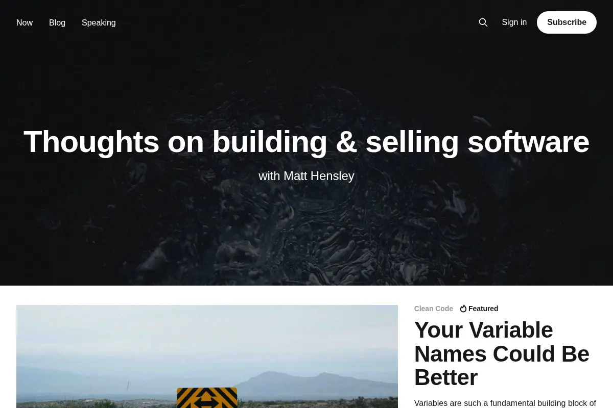 Thoughts on building & selling software