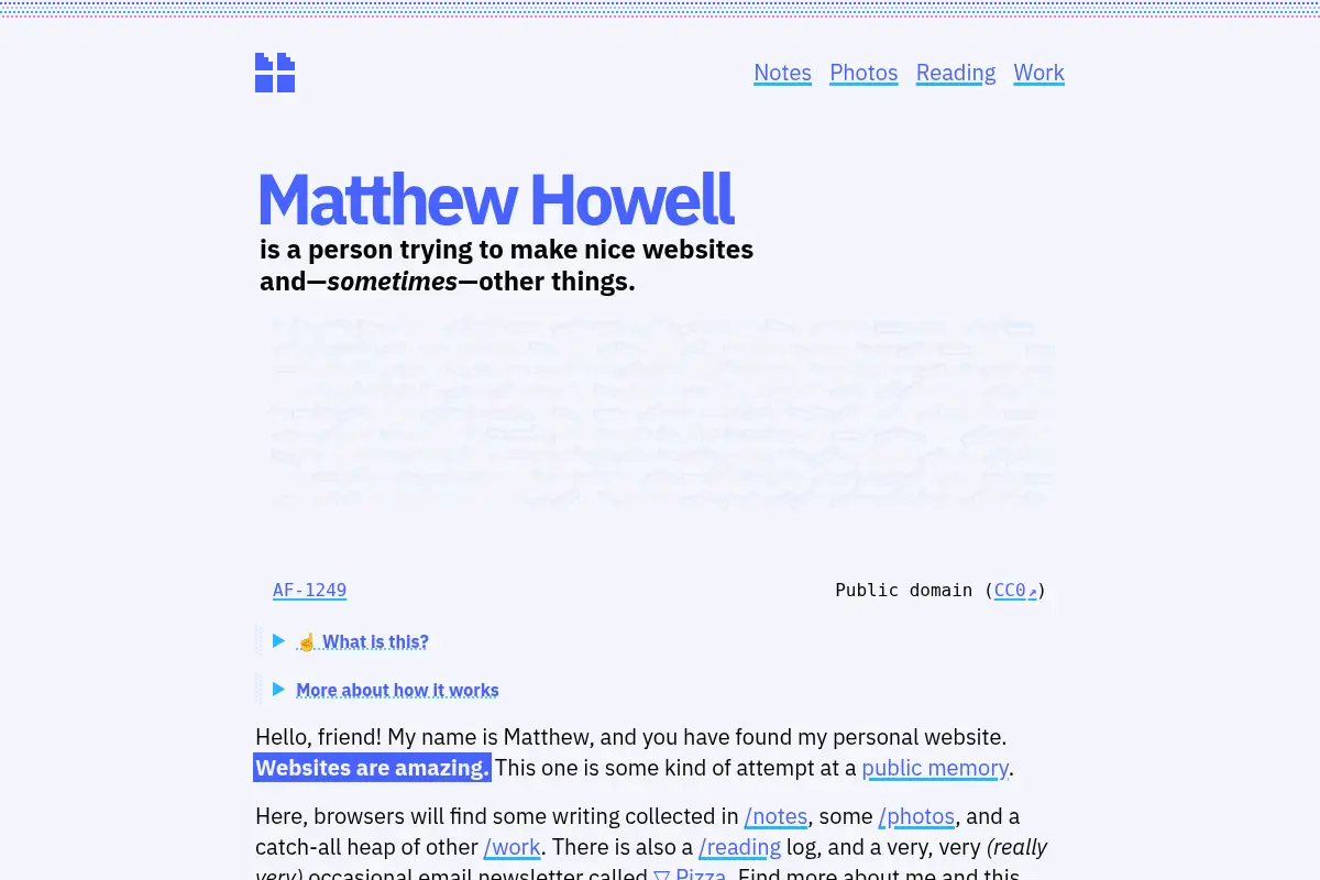 Matthew Howell dot net