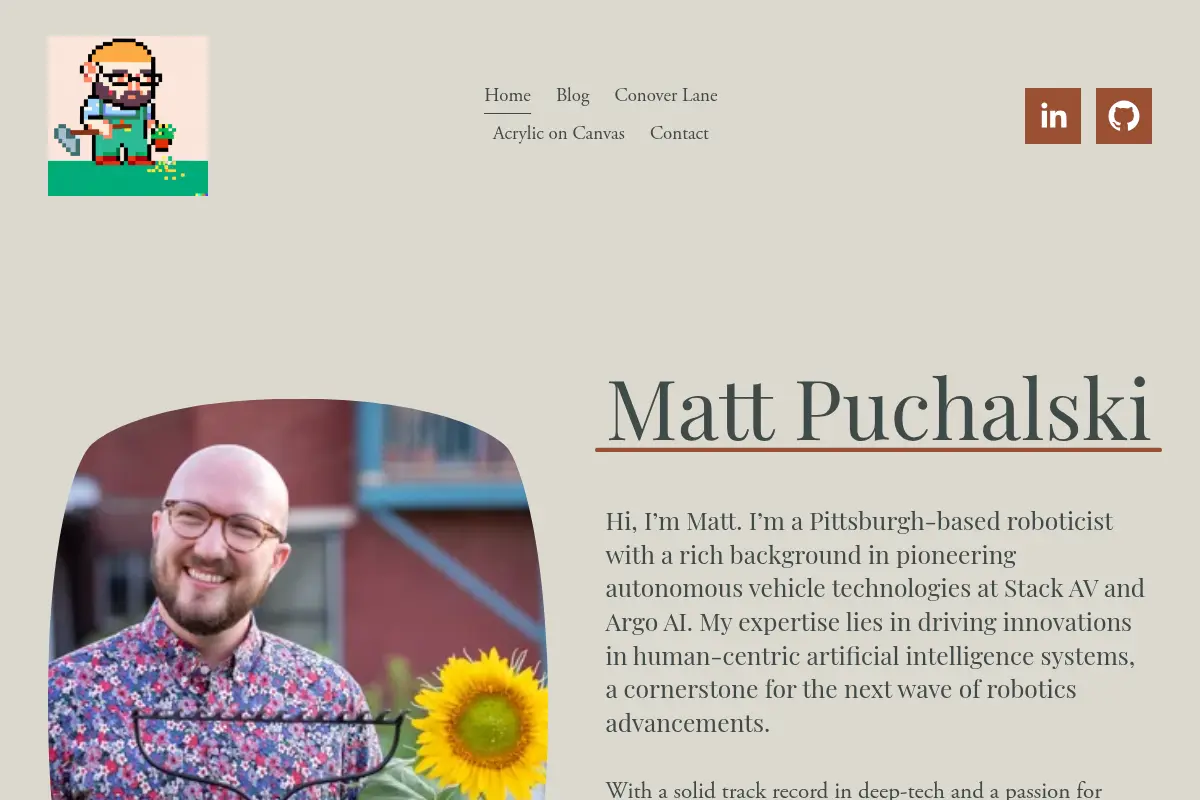 Matt Puchalski - Pittsburgh Roboticist