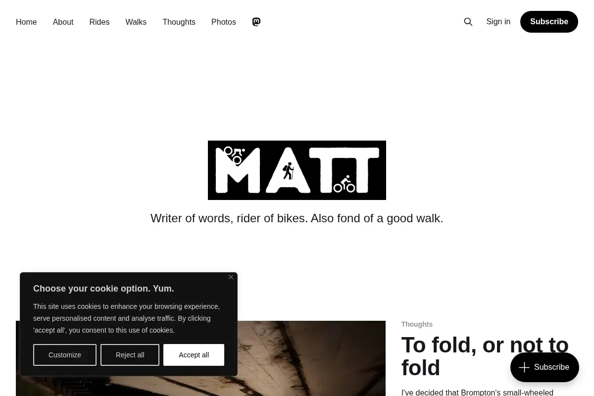 Matt's Website