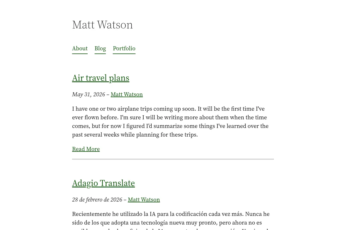 Matt Watson