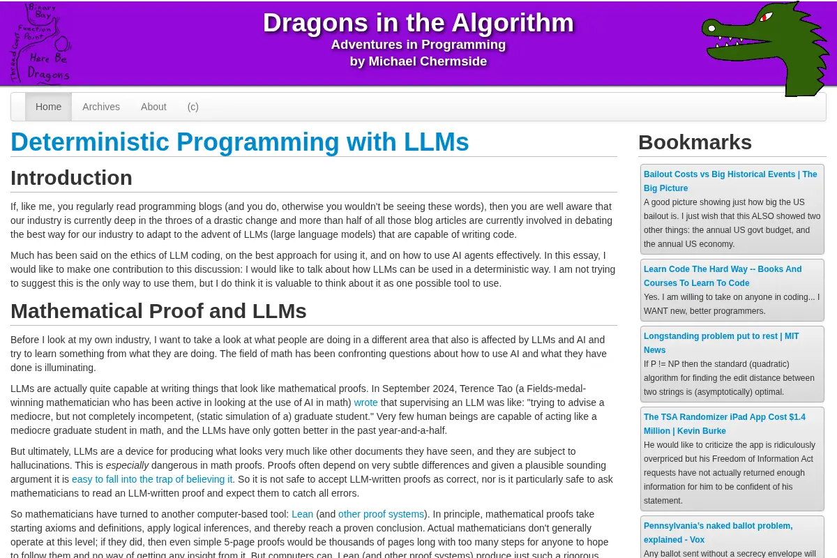 Dragons in the Algorithm