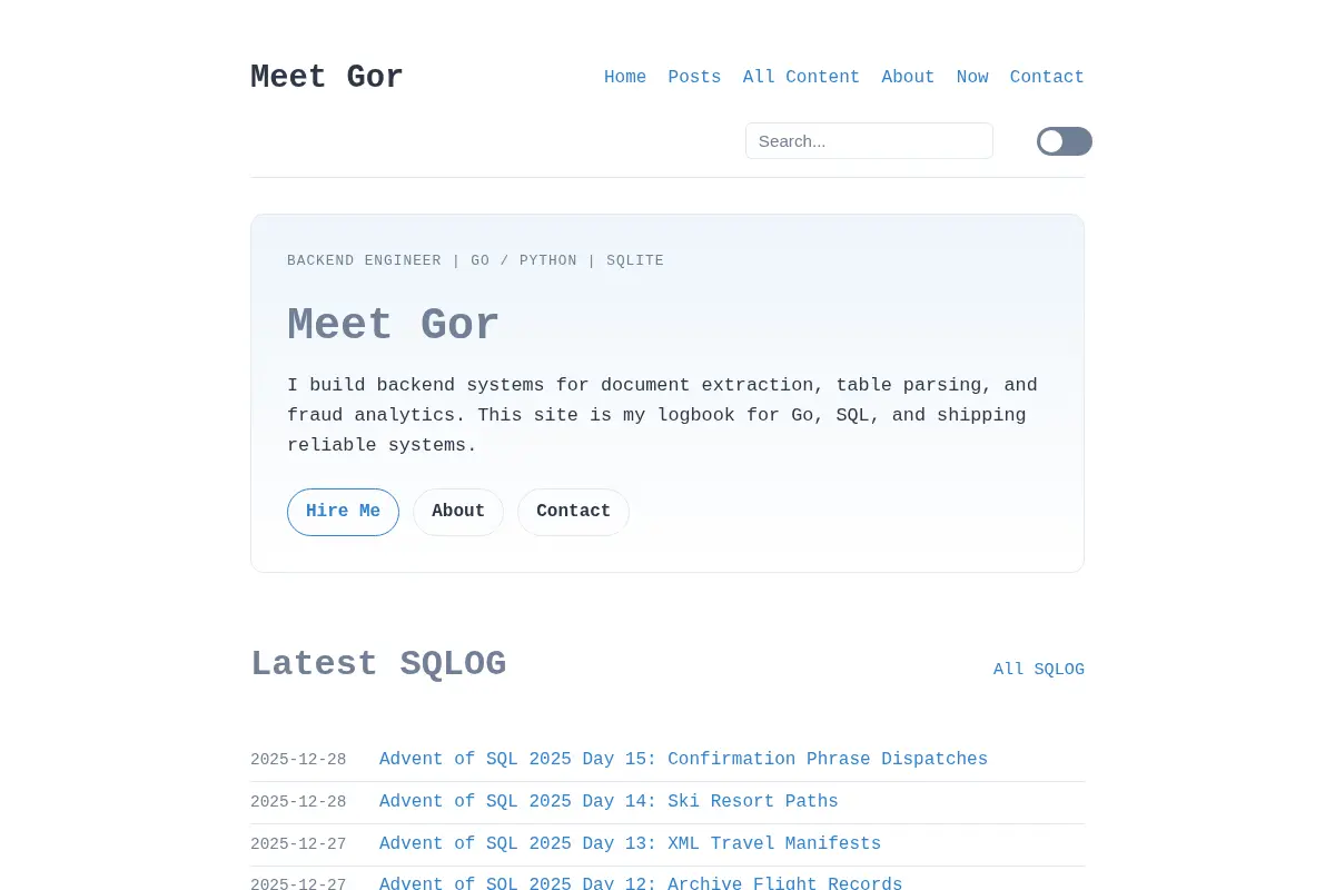 Meet Gor