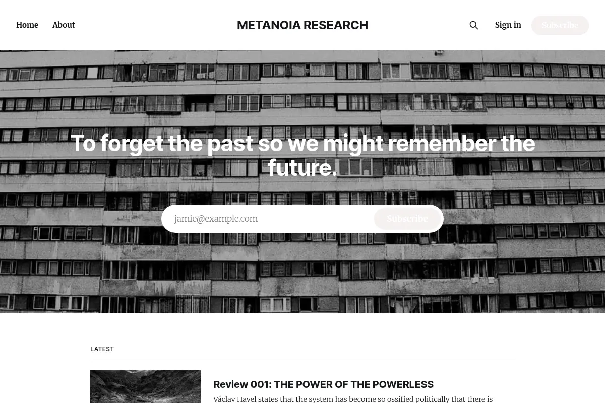 Metanoia Research