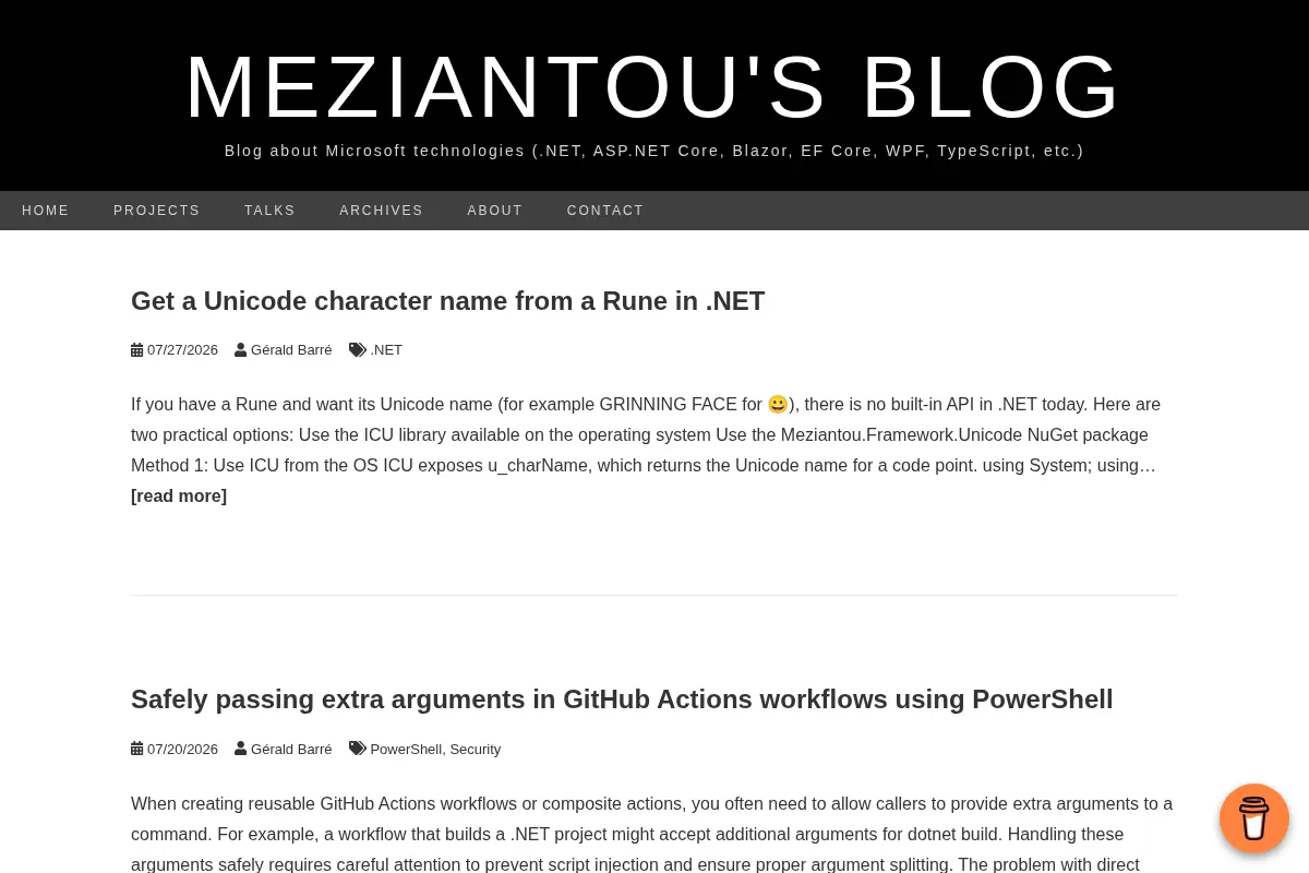 Meziantou's blog