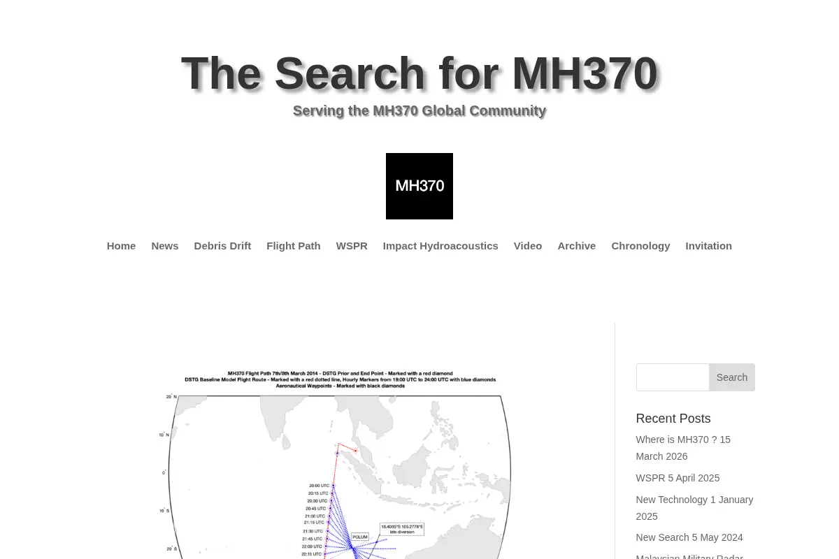 The Search for MH370
