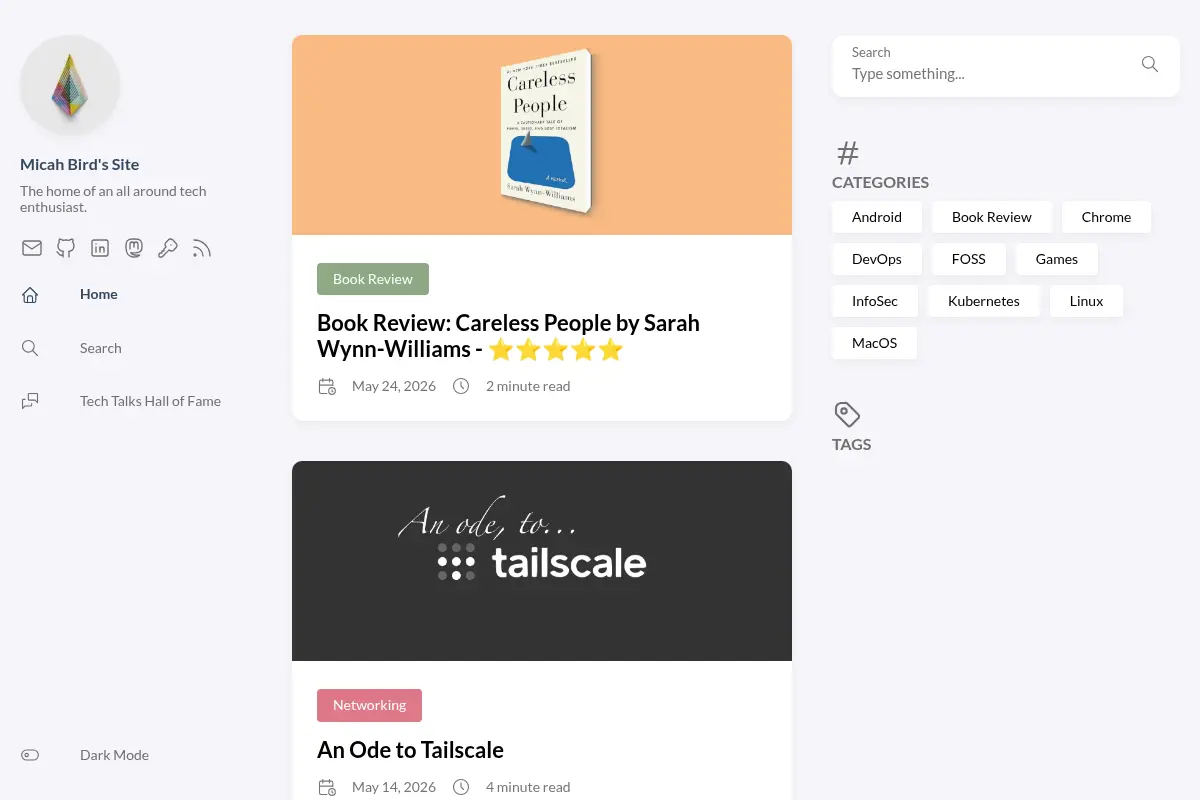 Micah Bird's Site