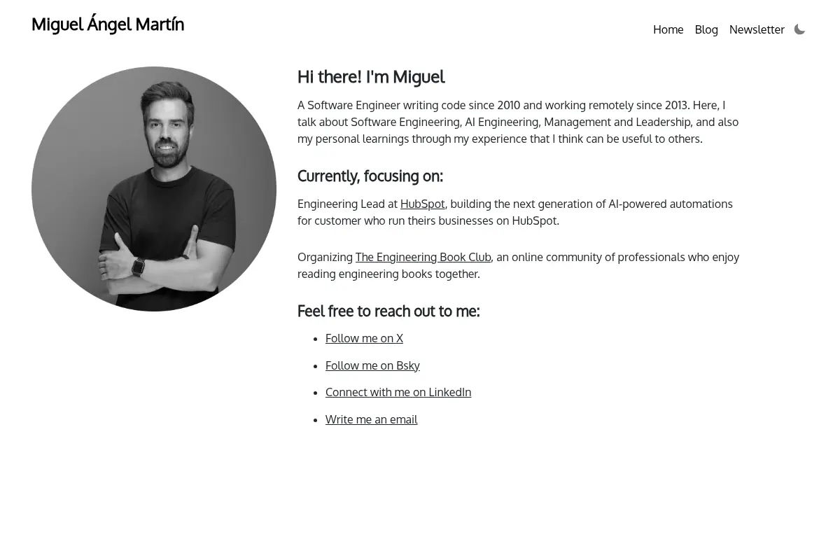 Miguel Ángel Martín's Blog
