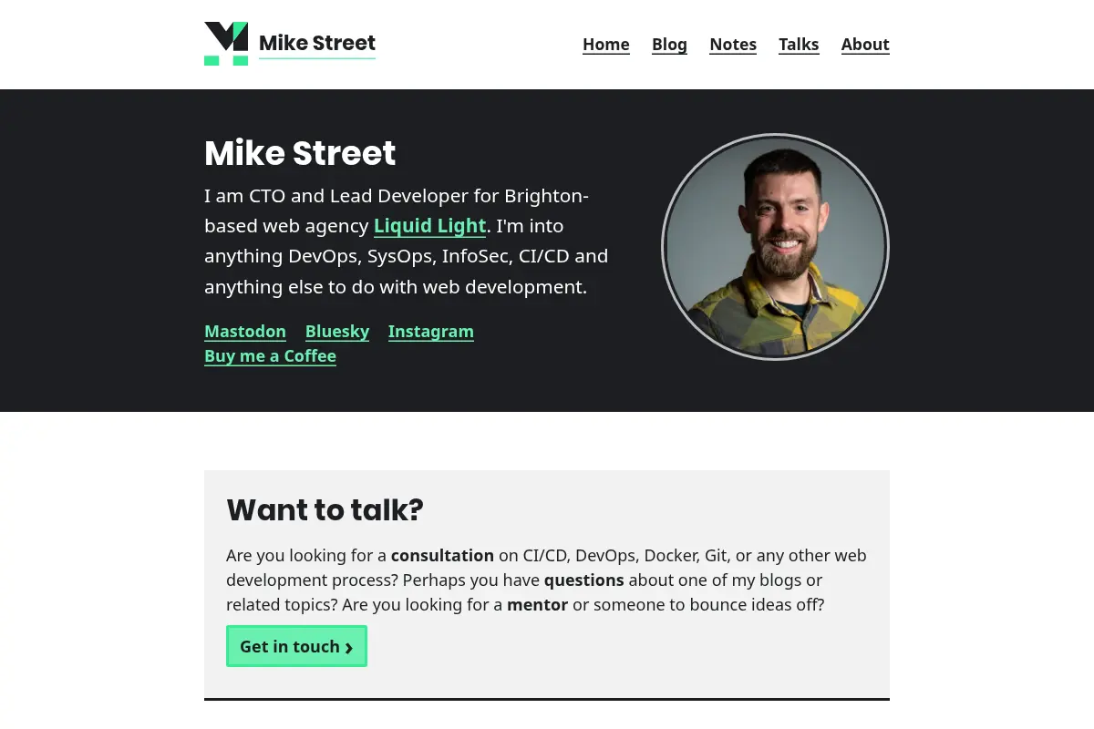 Mike Street - Lead Developer and CTO