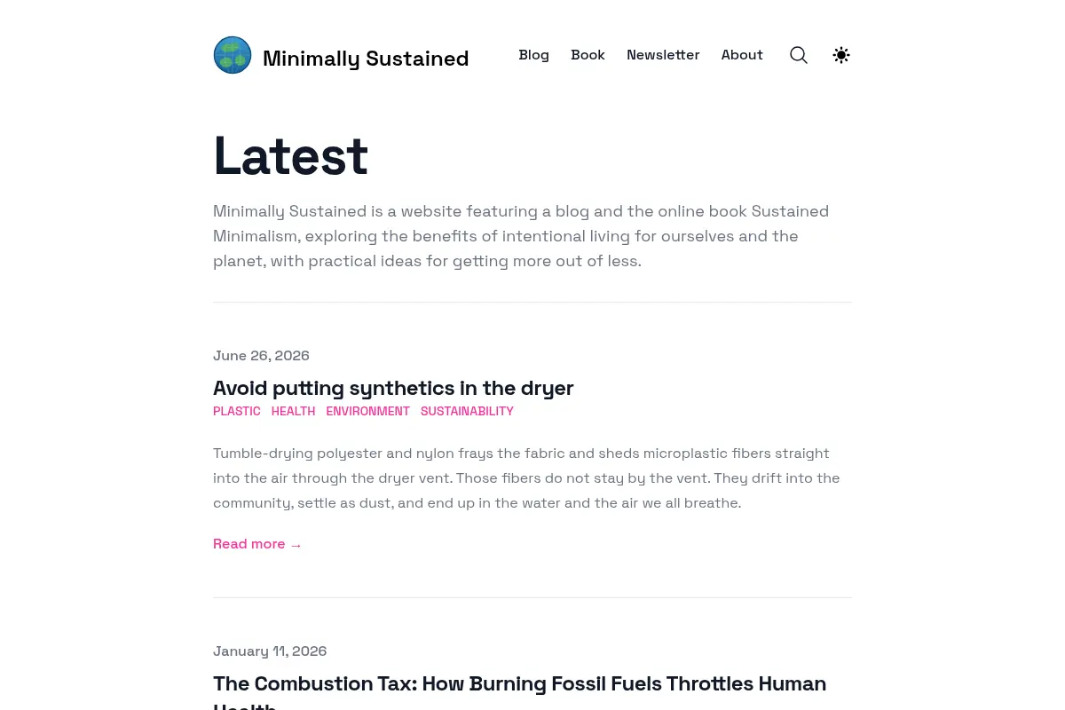 Minimally Sustained