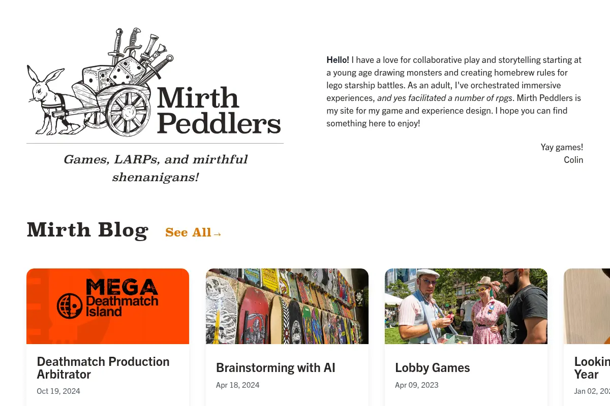 Mirth Peddlers