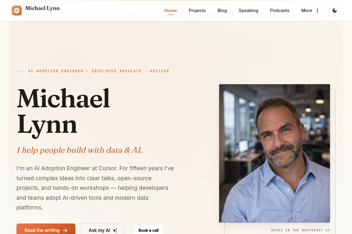 Michael Lynn — AI Adoption Engineer, Developer Advocate & Advisor