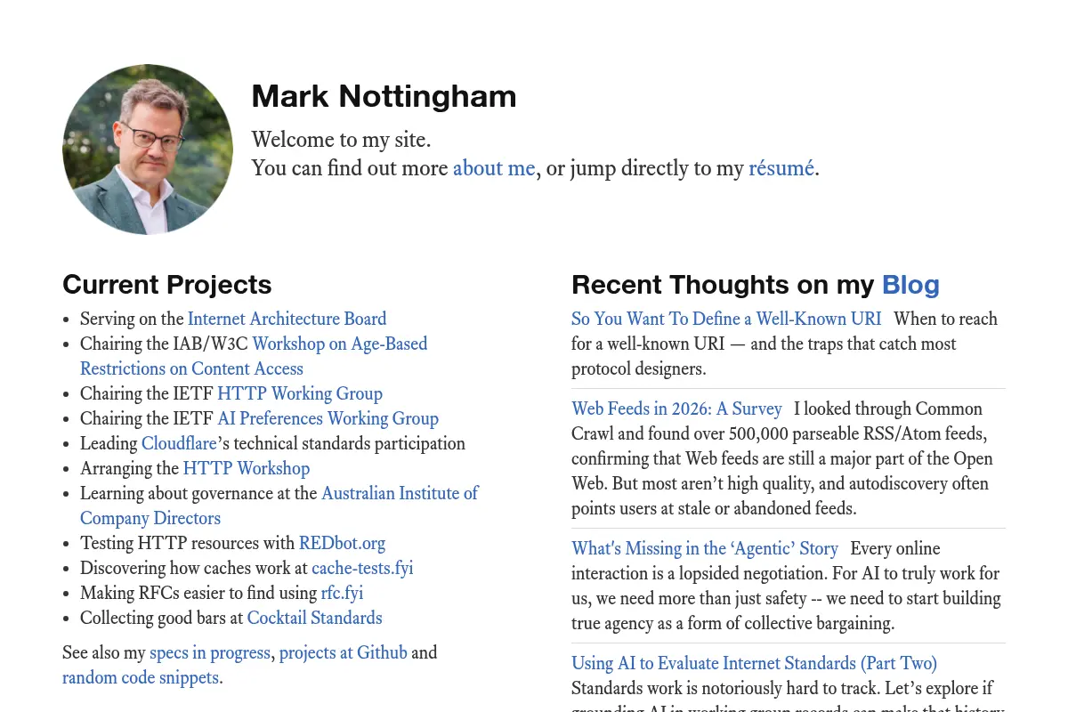 Mark Nottingham's home page