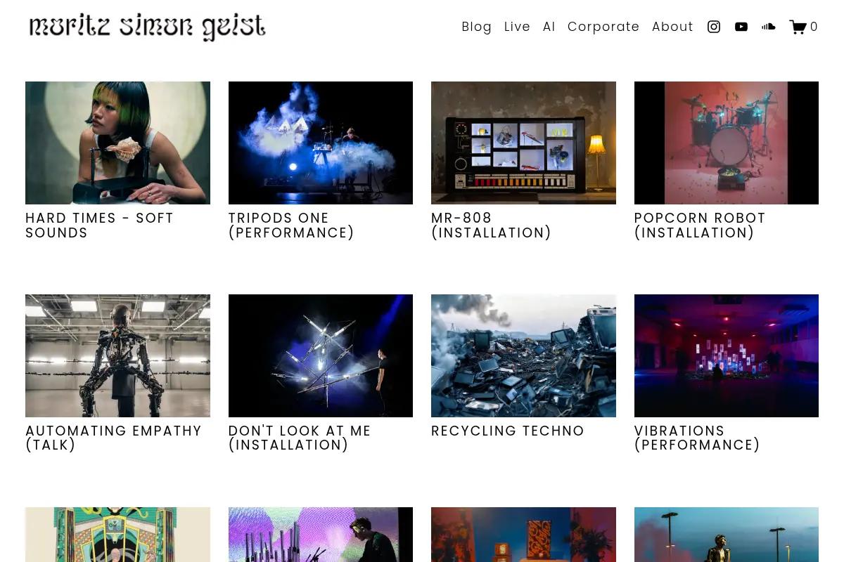 Moritz Simon Geist — Robotic Art and Sound