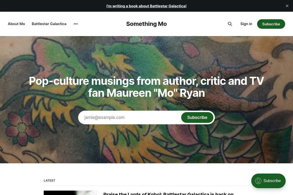 Something Mo from Maureen Ryan