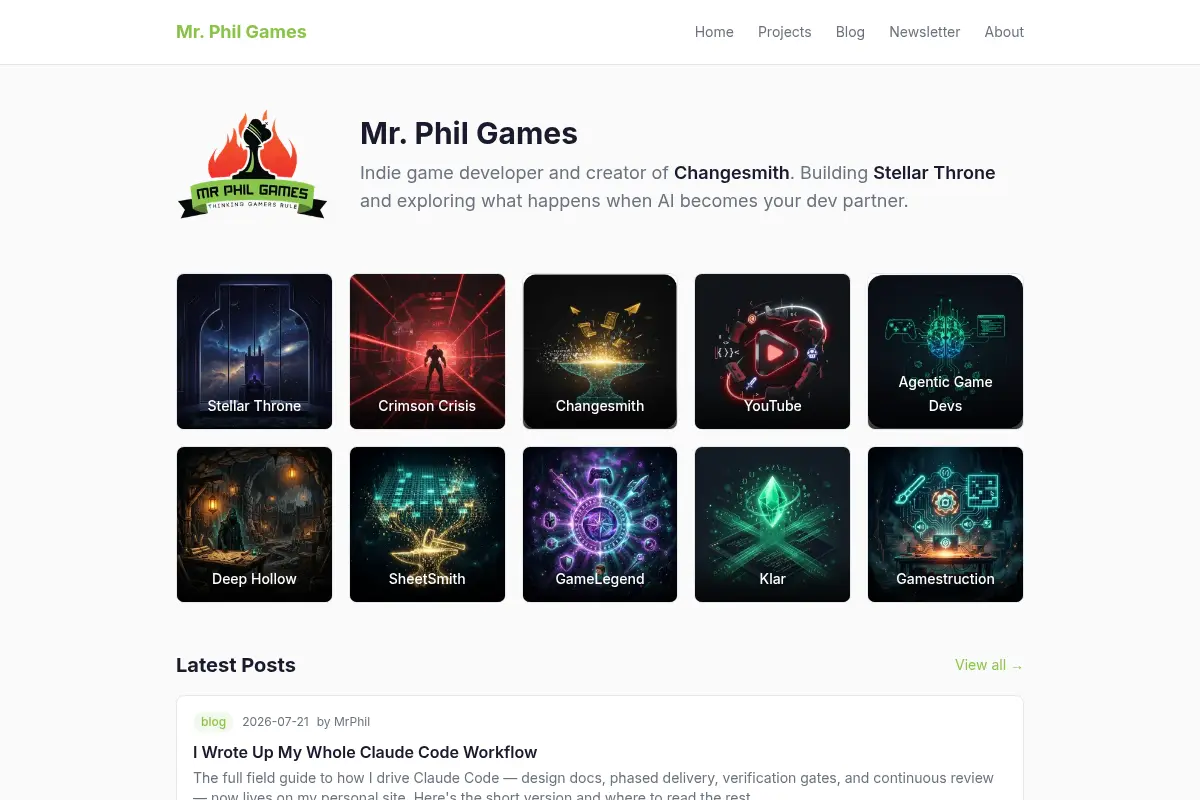 Mr. Phil Games — Game Dev Blog by Philip Ludington