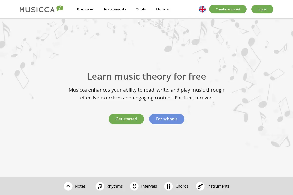 Musicca – Learn music theory for free