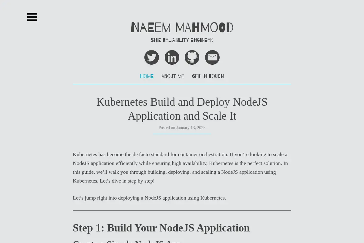 Naeem Mahmood - Full Stack Web Developer