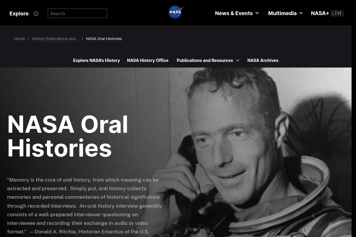 NASA Oral Histories