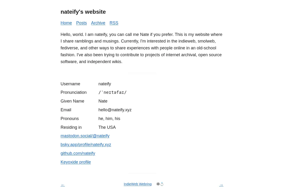 nateify's website