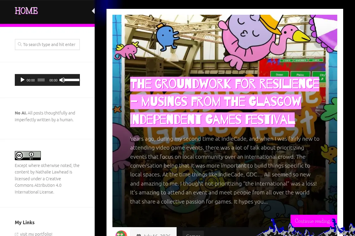 The Candybox Blog – my adventures in video games & art